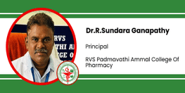 Interview Dr R Sundara Ganapathy Principal at RVS Padmavathi Ammal College Of Pharmacy